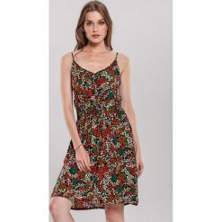 Granatowa Sukienka Star Morning. Niebieskie sukienki damskie other, s, bez wzorów, retro, bez kołnierzyka, bez rękawów, mini. Za 59,99 zł.