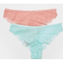 Koronkowe majtki hipster - Zielony. Zielone majtki damskie Sinsay, s, z koronki. Za 14,99 zł.