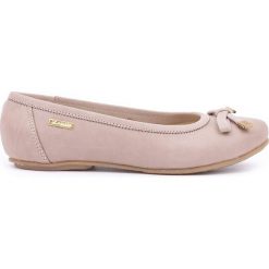 Balerinki - skóra naturalna - model 012 - kolor cappucino. Baleriny damskie Zapato, bez wzorów, ze skóry, bez obcasa. W wyprzedaży za 202,30 zł.