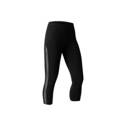 Legginsy Slim 7/8 520. Czarne legginsy DOMYOS, l, z bawełny. Za 49,99 zł.