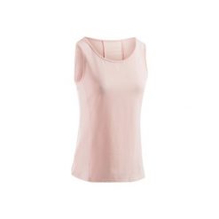 Koszulka 900 Gym. Brązowe t-shirty damskie marki DOMYOS, l. W wyprzedaży za 24,99 zł.