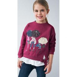 Mayoral - Bluza dziecięca 92-134 cm. Czerwone bluzy dziewczęce Mayoral, z nadrukiem, z elastanu, bez rękawów, bez kaptura. Za 131,90 zł.