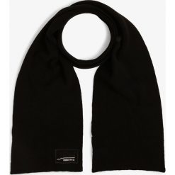 Superdry - Szalik męski, czarny. Czarne szaliki męskie Superdry, bez wzorów, z bawełny. Za 149,95 zł.