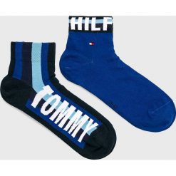 Tommy Hilfiger - Skarpety (2-Pack). Szare skarpetki męskie TOMMY HILFIGER, bez wzorów, z elastanu. W wyprzedaży za 39,90 zł.
