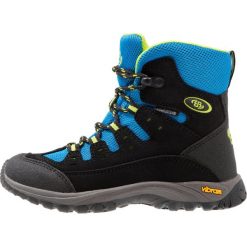 Brütting SALADO Śniegowce schwarz/blau/lemon. Czarne buty chłopięce zimowe marki Brütting, z gumy. W wyprzedaży za 134,50 zł.