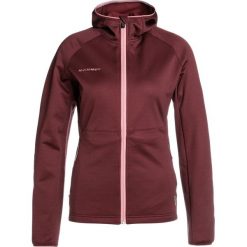 Mammut GET AWAY HOODED Kurtka z polaru merlot melange. Czerwone kurtki damskie marki Mammut, xl, z poliesteru. W wyprzedaży za 434,25 zł.