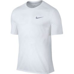 Koszulki sportowe męskie: Nike Koszulka Biegowa Dry Miler Top M Biały r. XXL (833591-100*XXL)