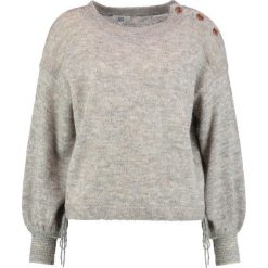 Swetry klasyczne damskie: Noa Noa Sweter light grey