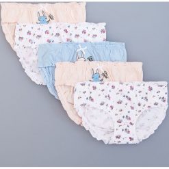 Bielizna dziewczęca: Majtki z kokardką 5 pack – Biały