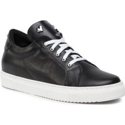 Sneakersy KARINO - 3139/076 Czarny/Lico. Czarne półbuty damskie Karino, ze skóry. W wyprzedaży za 219,00 zł.