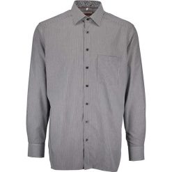 Koszula - Modern fit - w kolorze czarno-białym. Czarne koszule męskie Marvelis, m, w paski, z bawełny. W wyprzedaży za 78,95 zł.
