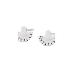 Kolczyki El Sol. Szare kolczyki damskie Aleksandra puchacz jewellery, na sztyftcie. Za 129,00 zł.