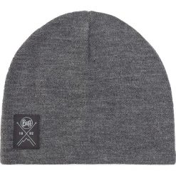 Czapka BUFF - Knitted & Polar Hat 113519.937.10.00 Solid Grey. Szare czapki męskie Buff, z materiału. Za 99,00 zł.