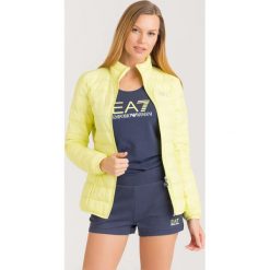 KURTKA EA7 Emporio Armani. Żółte kurtki damskie m, z nadrukiem, z puchu. Za 689,00 zł.