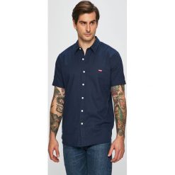 Levi's - Koszula. Niebieskie koszule męskie Levi's®, s, bez wzorów, z bawełny, klasyczne, z klasycznym kołnierzykiem, z krótkim rękawem. W wyprzedaży za 169,90 zł.