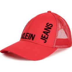 Czapka z daszkiem CALVIN KLEIN JEANS - J Trucker Mesh Cap K50K504321 634. Czerwone czapki męskie marki Calvin Klein Jeans, bez wzorów, z bawełny. Za 159,00 zł.