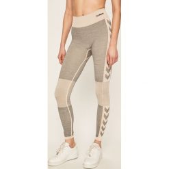 Hummel - Legginsy. Szare spodnie damskie Hummel, s, z elastanu. W wyprzedaży za 99,90 zł.