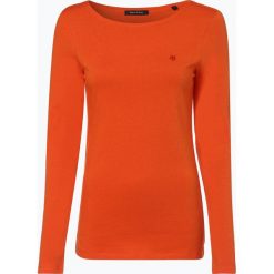 Marc O'Polo - Damska koszulka z długim rękawem, pomarańczowy. Brązowe t-shirty damskie Marc O'Polo, s, z bawełny, polo. Za 129,95 zł.