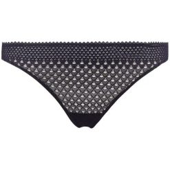 Stringi Calvin Klein Underwear 000QF5894E. Niebieskie stringi damskie Calvin Klein Underwear, l, bez wzorów, z elastanu. Za 119,00 zł.