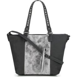Torebka damska 87-4Y-718-1S. Czarne shopper bag damskie Wittchen, w paski. Za 129,00 zł.