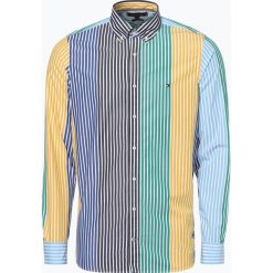 Tommy Hilfiger - Koszula męska, niebieski. Niebieskie koszule męskie TOMMY HILFIGER, xl, bez wzorów, z bawełny, eleganckie, bez kołnierzyka, bez rękawów. Za 199,95 zł.