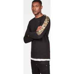 G-Star Raw - Bluza. Czarne bluzy męskie G-Star RAW, xl, bez wzorów, z bawełny, retro, z okrągłym kołnierzem, bez rękawów, bez kaptura. Za 279,90 zł.