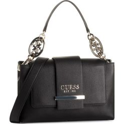 Torebka GUESS - HWEG74 74180 BLA. Czarne torebki klasyczne damskie Guess, z aplikacjami, ze skóry ekologicznej, eleganckie, bez dodatków. W wyprzedaży za 419,00 zł.