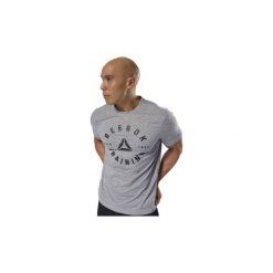 T-shirty z krótkim rękawem Reebok Sport Koszulka GS Training Speedwick. Szare koszulki męskie Reebok Sport, s, bez wzorów, sportowe, bez kołnierzyka, z krótkim rękawem, krótkie. Za 89,95 zł.