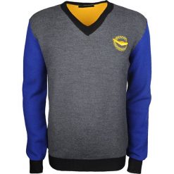 Frankie Morello Sweter "Ferro". Swetry męskie Frankie Morello, bez wzorów, z wełny, z kontrastowym kołnierzykiem, bez kaptura. Za 379,00 zł.
