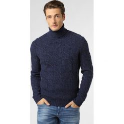 Nils Sundström - Sweter męski, niebieski. Niebieskie swetry męskie Nils Sundström, xxl, bez wzorów, z wełny, eleganckie, bez kołnierzyka, bez kaptura. Za 79,95 zł.