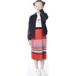 Karl Lagerfeld - Spódnica dziecięca 156-162 cm. Spódniczki dziewczęce KARL LAGERFELD, bez wzorów, z poliesteru, midi, rozkloszowane. Za 409,90 zł.