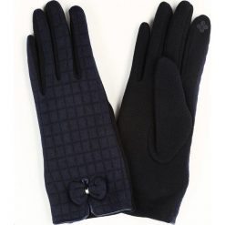 Granatowe Rękawiczki The Touch Of Heat. Niebieskie rękawiczki damskie marki other. Za 19,99 zł.