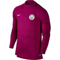 Koszulki sportowe męskie: Nike Koszulka męska Manchester City FC Squad Drill fioletowa r. L (854727 665)