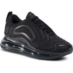 Buty NIKE - Air Max 720 AR9293 015 Black/Black/Anthracite. Czarne półbuty damskie Nike, na co dzień, bez wzorów, z tworzywa sztucznego, bez obcasa, na płaskiej podeszwie, bez zapięcia. Za 799,00 zł.
