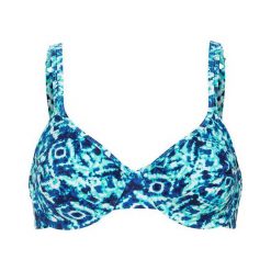 Cellbes Biustonosz od bikini na fiszbinach w niebieskie wzory niebieski we wzory female niebieski/ze wzorem 110B. Niebieskie biustonosze Cellbes, bez wzorów. Za 89,00 zł.