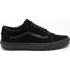 Vans - Tenisówki Old Skool (Suede). Czarne trampki męskie Vans, bez wzorów, ze skóry, na sznurówki. W wyprzedaży za 269,90 zł.
