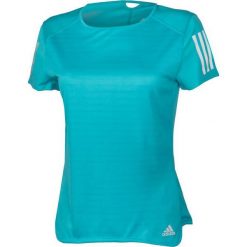 Topy sportowe damskie: Adidas Koszulka damska Response Short Sleeve Tee W niebieska r. XS (BP7457)