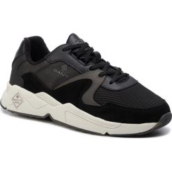 Sneakersy GANT - Portland 19634857 Black G00. Czarne sneakersy męskie GANT, na co dzień, bez wzorów, ze skóry, klasyczne, bez zapięcia. W wyprzedaży za 369,00 zł.