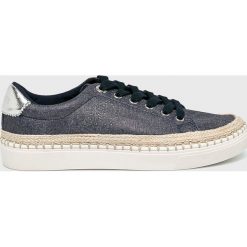 S. Oliver - Buty. Niebieskie buty sportowe damskie S.Oliver, bez wzorów, z materiału, sportowe. W wyprzedaży za 129,90 zł.