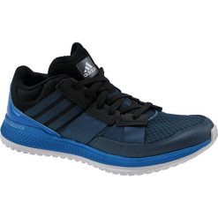 Granatowe Buty adidas Zg Bounce Trainer M AF5476. Niebieskie buty sportowe męskie Adidas, z materiału, bez zapięcia. W wyprzedaży za 309,00 zł.