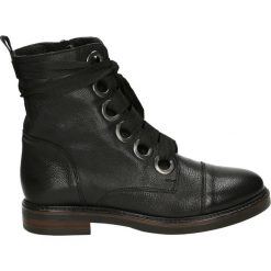 Botki - 2POINT219 NER. Czarne botki damskie skórzane Venezia. Za 489,00 zł.