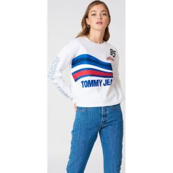 Bluzy damskie: Tommy Hilfiger Bluza Racing Logo – White,Multicolor