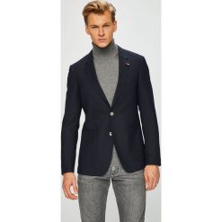 Tommy Hilfiger Tailored - Marynarka. Niebieskie garnitury męskie Tommy Hilfiger Tailored, bez wzorów, z poliesteru, eleganckie. W wyprzedaży za 999,90 zł.