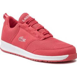 Sneakersy LACOSTE - L.Ight 119 1 Suj 7-37SUJ000617K Red/Wht. Czerwone trampki chłopięce marki Lacoste, bez wzorów, z tworzywa sztucznego, na sznurówki. Za 299,99 zł.