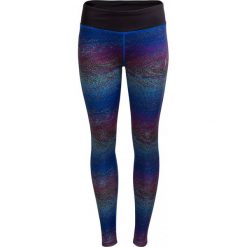 Legginsy treningowe damskie SPDF600A - ALLOVER MULTIKOLOR - Outhorn. Niebieskie spodnie damskie Outhorn, na zimę, bez wzorów, z poliesteru, na fitness i siłownię. W wyprzedaży za 62,99 zł.