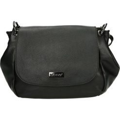Torba - A-9017-O S NE. Czarne torebki klasyczne damskie Venezia, ze skóry. Za 389,00 zł.