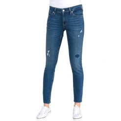 Calvin Klein 011 Dżinsy Niebieski. Niebieskie jeansy damskie Calvin Klein, bez wzorów, z elastanu. Za 652,95 zł.