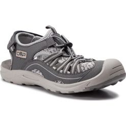 Sandały CMP - Adhara Hiking Sandal 39Q9547 Tortora P621. Szare sandały męskie CMP, ze skóry ekologicznej, bez zapięcia. W wyprzedaży za 159,00 zł.