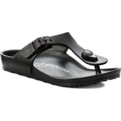 Japonki BIRKENSTOCK - Gizeh 0128423 Black. Czarne japonki damskie marki Birkenstock, z tworzywa sztucznego, bez zapięcia. Za 89,00 zł.