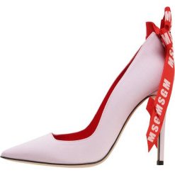 Szpilki: MSGM LOGO DECOLLETE Szpilki red